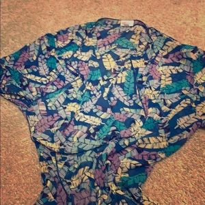 Lularoe Kimono Feathers